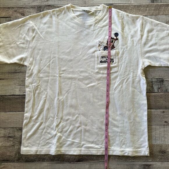 Vintage 90’s Looney Tunes Tasmanian Devil Taz Bowling Embroidered Tshirt | L - Picture 4 of 7